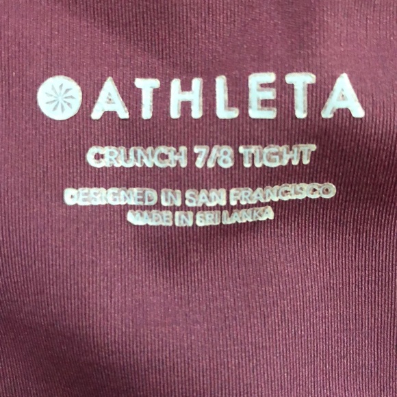 Athleta Crunch 7/8 Tight - Size M/L - Picture 6 of 10